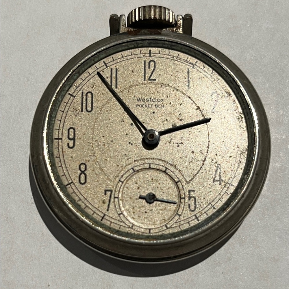 Westclox Pocket Ben Vintage Watch Non Working